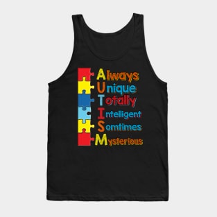 Always Unique Totally Intelligent Mysterious Tank Top